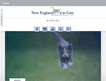 Tablet Screenshot of newenglandcatcare.com